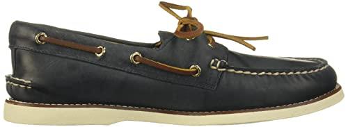 thumbnail image 2 of Sperry Gold Cup A/O 2-Eye Boat Shoes - Navy Glove Leather, Men's Sizes 7-15 (New In Box) 2 of 4