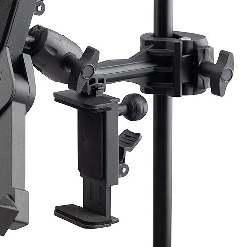 On-Stage TCM1500 Tablet & Smart Phone Holder - Adjustable Mic Stand Mount