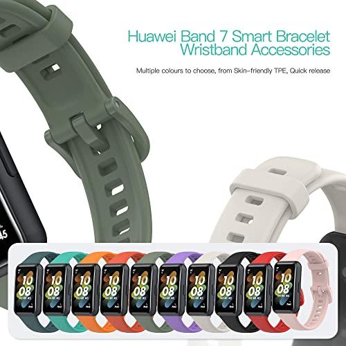 Mejiwasmi - Correa de metal para Huawei Band 7, pulsera de acero  inoxidable, compatible con Huawei Band 7, pulsera de repuesto (oro rosa) :  Precio Guatemala
