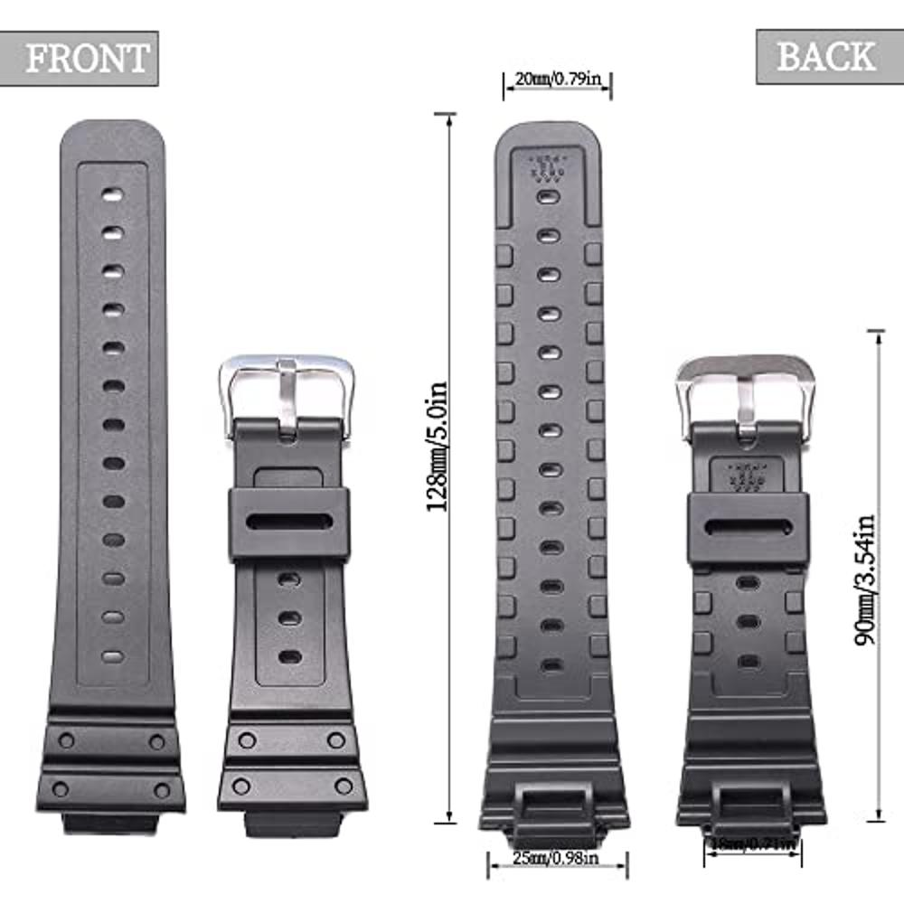 Correa Repuesto para CASIO G-SHOCK DW-5600 GA-2100 - Verde GENERICO