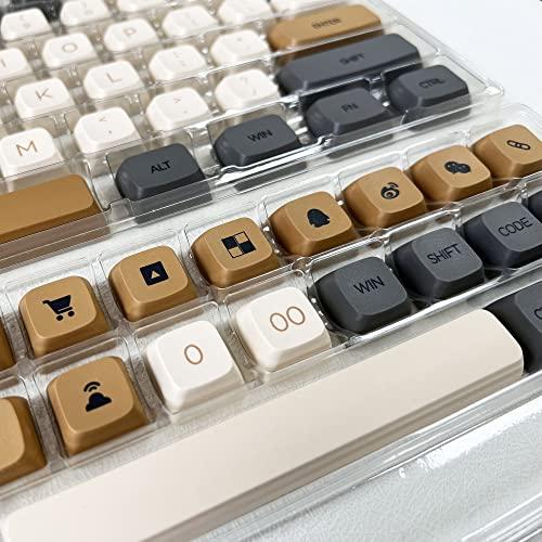 Guffercty kred XDA Profile Keycaps 125 Retro PBT Key Cap Cover Set ...