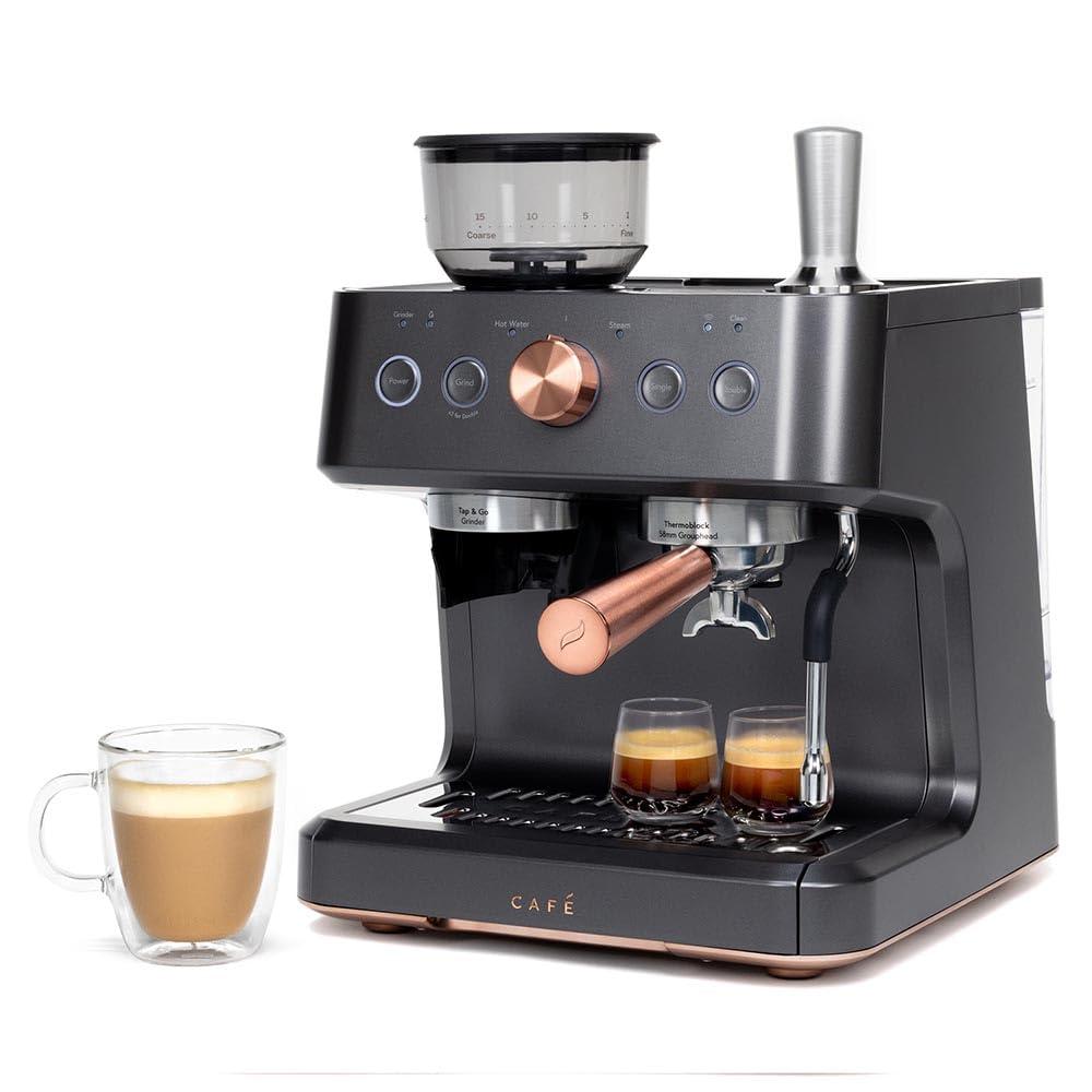 Café Bellissimo Semi Automatic Espresso Machine + Milk Frother WiFi