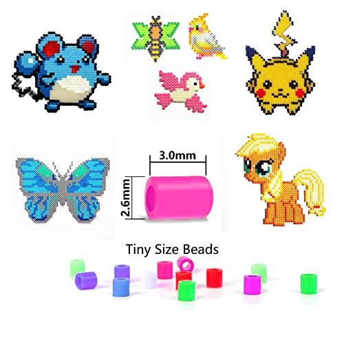 2.6mm , Birthday Gift Toy with Box with Pegboards Ironing Paper, 20 Colors  Beads , Beads Iron Beads for Kids