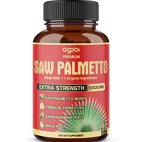 Premium Saw Palmetto Capsules Equivalent to 5300mg Combined with