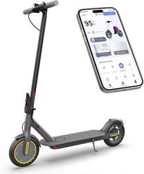 Joyhis Electric Scooter for Adults with Seat, 19Mph Escooter, 15-21 Miles Range Scooters, 8.5/10 Folding Scooters with APP Control, 350W/500W Commuting Scooter Kick Scooter with Dual Braking System - Color Yellow