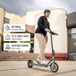 Joyhis Electric Scooter for Adults with Seat, 19Mph Escooter, 15-21 Miles Range Scooters, 8.5/10 Folding Scooters with APP Control, 350W/500W Commuting Scooter Kick Scooter with Dual Braking System - Color Yellow