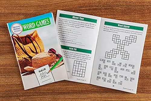 Merriam webster puzzles juego de 10 folletos juegos mentales precio
