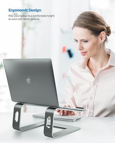 Nulaxy Laptop Stand, Detachable Ergonomic Laptop Mount Computer Stand