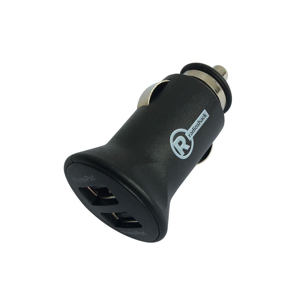 Radioshack Kit Cargador Para Automóvil Con 2 USB Y Cable Lightning