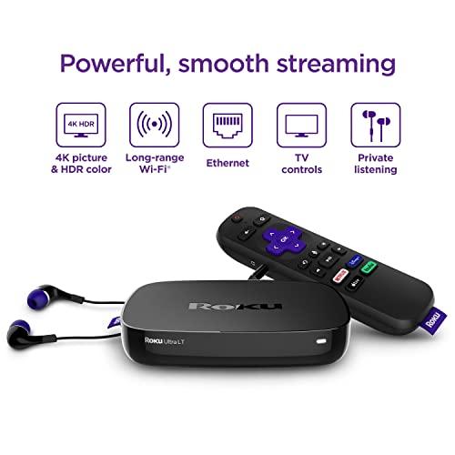 Roku Ultra LT (2023) HD/4K/HDR Dolby Vision Reproductor De Streaming De ...