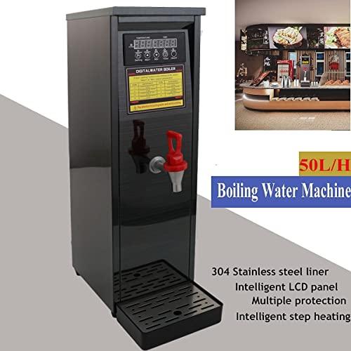 YILIKISS Electric Water Boiler and Dispenser Commercial 12L Full-Automatic  Boiling Water Machine, Stainless Steel Liner and LCD Display for Tea Coffee