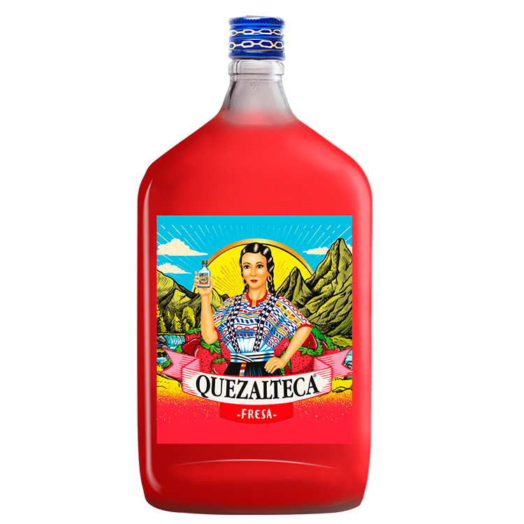 Quetzalteca Aguardiente Sabor Fresa, Presentación 1000 Ml Precio