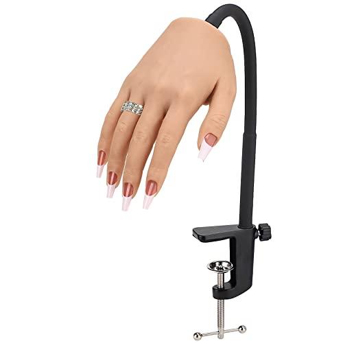 Nails Practice Silicone Hand Model 3D Adult Mannequin Fake Hand