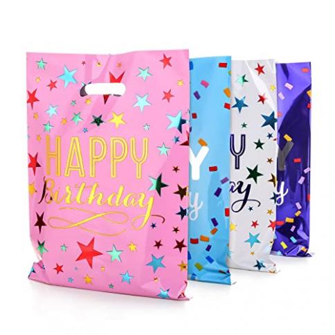 PintreeLand Bolsas de regalo para fiestas de feliz cumpleaños, 40