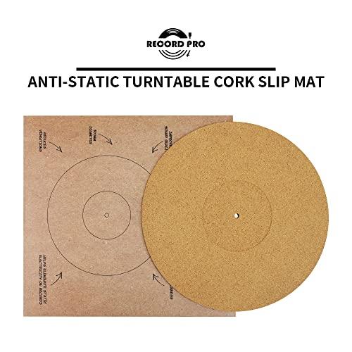 Record Master Vinyl slipmat,3mm AntiStatic Cork Turntable Slipmat,Record Player Mat Precio