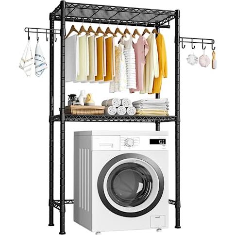 Ulif U3 Estantes para lavadora y secadora, estantes de organización y ahorro  de espacio para lavandería