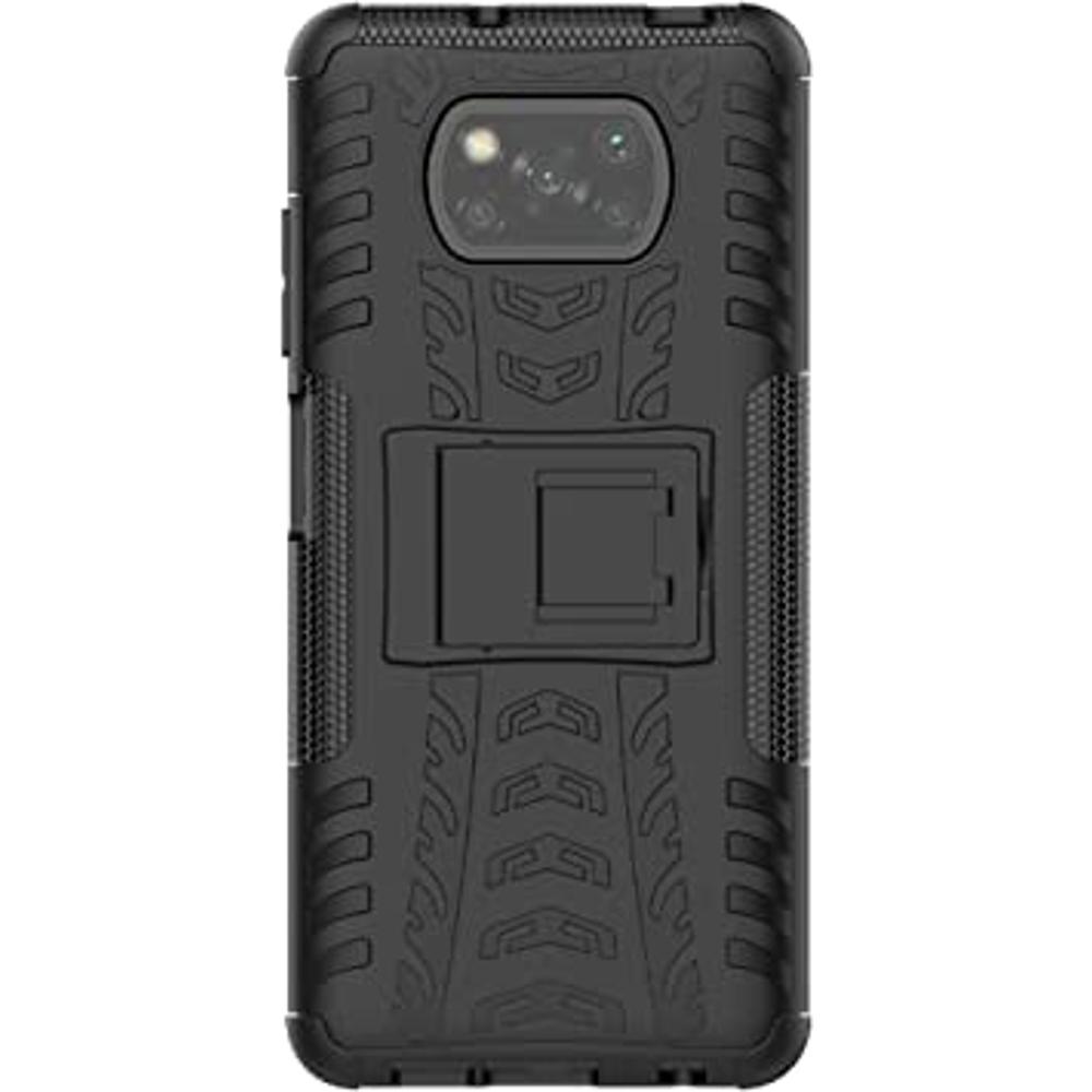 Funda Antigolpes Rugged Leather + cristal templado Full cover POCO X3 NFC -  Fundas y carcasas para teléfono móvil - Los mejores precios