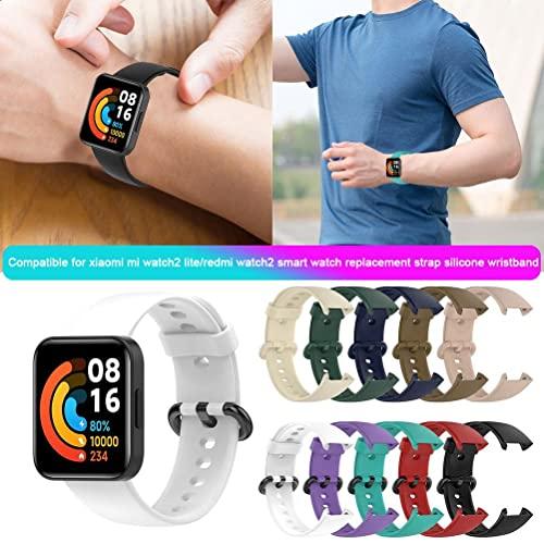 Bandas compatibles para Xiaomi Mi Watch Lite/Redmi Watch Lite, correa de  repuesto de silicona para fitness silicona suave : Precio Guatemala