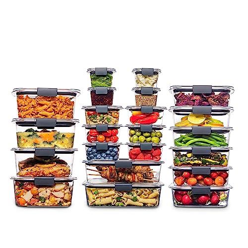 Food Storage Containers with Lids Plastic Leak-Proof BPA-Free Tupperware  50pcs - Storage Bins & Baskets, Facebook Marketplace