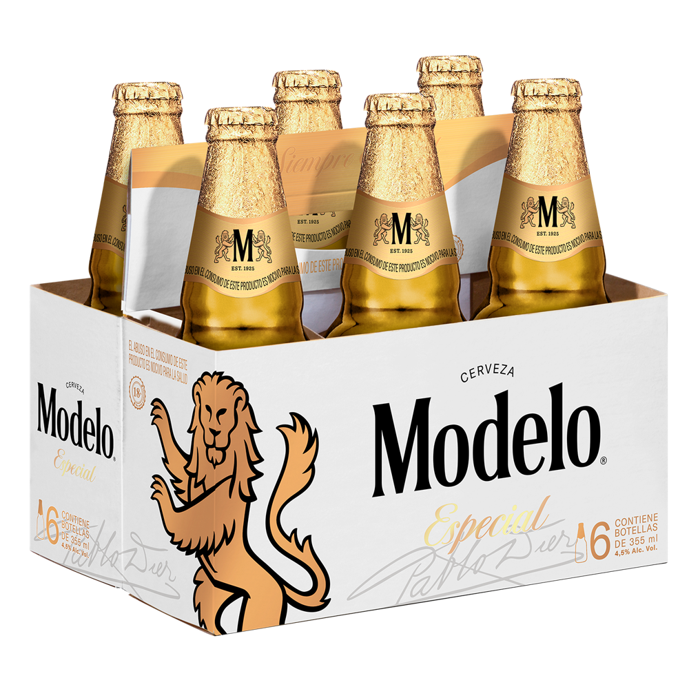 6-Pack Cerveza Modelo Especial, Presentación De 355ml Entrega a toda  Guatemala