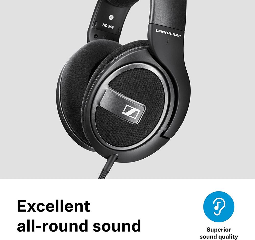 SENNHEISER HD 559 Auricular abierto - Negro : Precio Guatemala