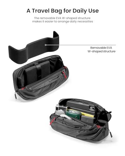 tomtoc Estuche de transporte para consola Steam Deck y accesorios, bolsa de  hombro protectora con bolsillos