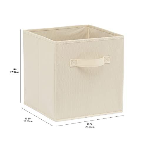 Amazon Basics Collapsible Fabric Storage Cubes Organizer with Handles