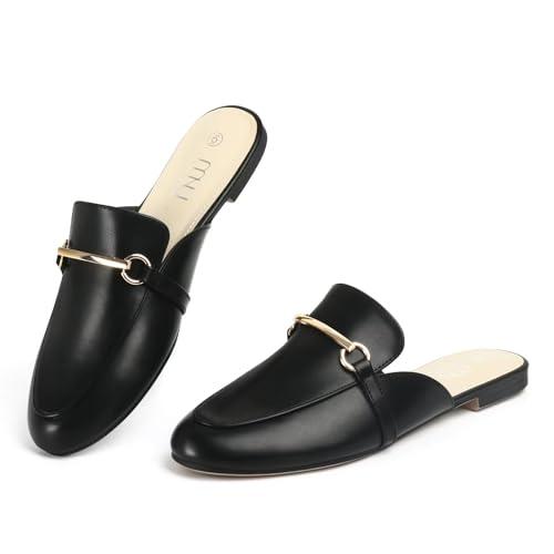 メル様LITTLE ONE VINTAGE POINTED FLAT PEARL FLAT in BLACK for Women | Stuart Weitzman®