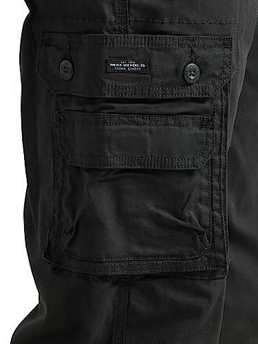 Dickies Pantaloni Cargo Uomo In Twill Elasticizzato: Vestibilità Regolare, Nero, Taglia 34W X 30L. Comodi, Antimacchia E Con Tasche Capienti!