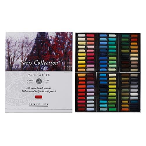 Sennelier Set 20 Pastelli Soffici Half Stick – Confezione Da 20 – Colori Assortiti – Qualità Artista