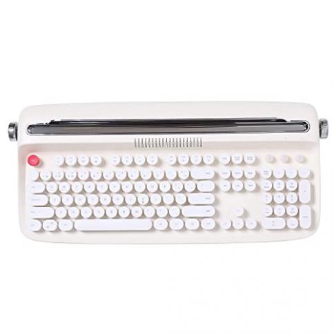 YUNZII ACTTO B503 Teclado inalámbrico para máquina de escribir, teclado  estético retro Bluetooth con soporte integrado para múltiples dispositivos  (B503, Ivory Butter) - Tamaño B503 - Nombre de estilo Ivory Butter : Precio  Guatemala