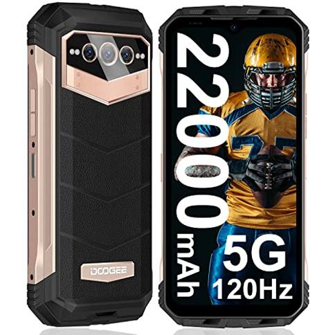 DOOGEE VMAX 5G [2023] Telephone Portable Incassable, 20GB+256GB(TF 2TB)  Dimensity 1080, 22000mAh, 108MP Triple Caméra+20MP Vision Nocturne, 6,6  FHD+ 120Hz, Android 12 Smartphone Incassable, GPS/NFC : : High-Tech