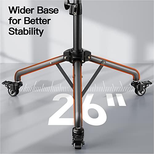 Amada Projector Stand with Wheels, Laptop Tripod Stand with Bag