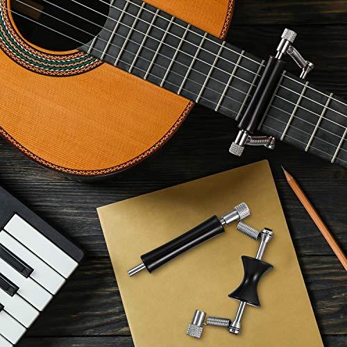Paquete de 2 capo rodante para guitarra, capo deslizante, capo