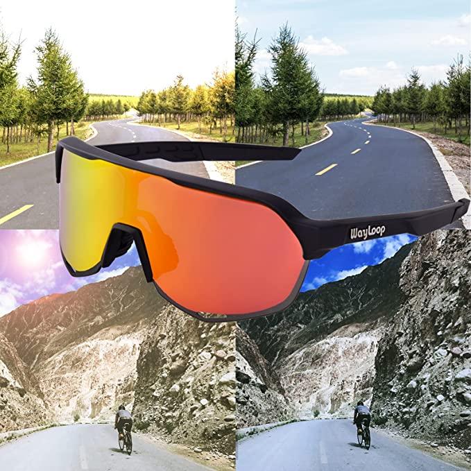 Gafas De Ciclismo Wayloop, Gafas De Sol Deportivas Polarizadas Con 3 Lentes  Intercambiables, Gafas De Sol Para Hombre Para Esquí De Béisbol