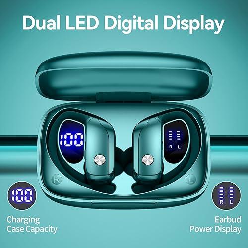 Wireless Earbuds Bluetooth Headphones 48hrs Play Back Sport Earphones