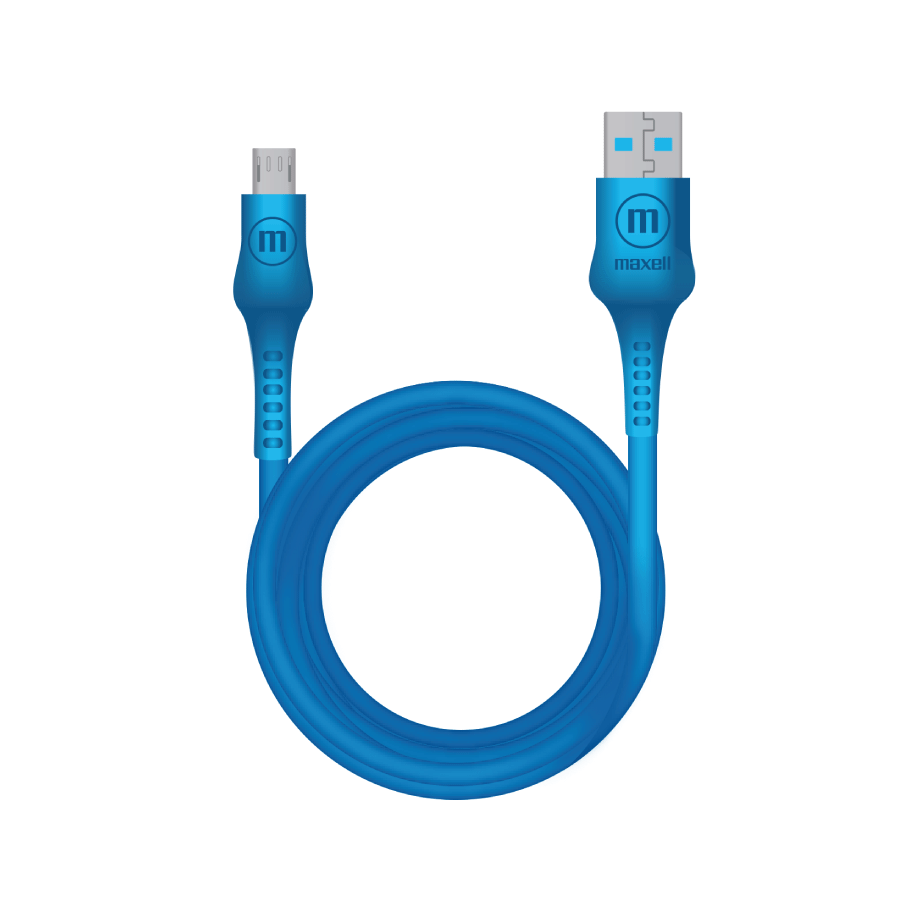 Cable Micro USB a USB, Azul, 1.8 Metros, Jelleez Maxell : Precio Costa Rica