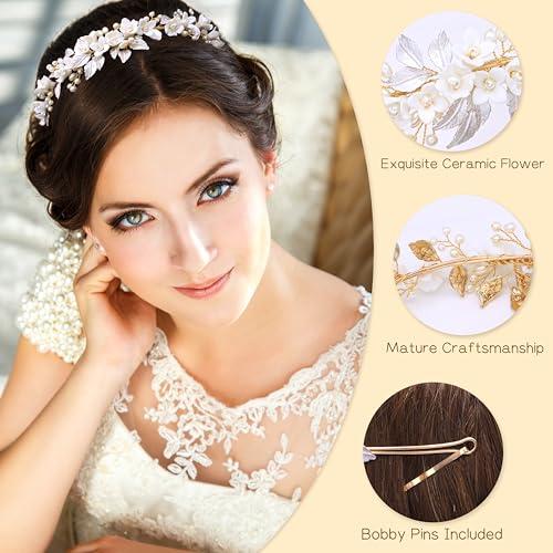 Fascia Per Capelli Natalizia Con Stelle Glitterate – Oro E Argento, Per Donne E Ragazze, Accessorio Per Feste E Fotografie - 3