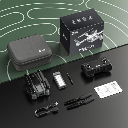 Holy Stone HS440D Drones with Camera for Adults 4K, Foldable GPS Drone with 19Mins Flight Time