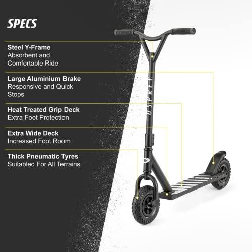 Osprey Dirt Scooter Beginner Adults Bicycle with Chunky Road Tyre Off