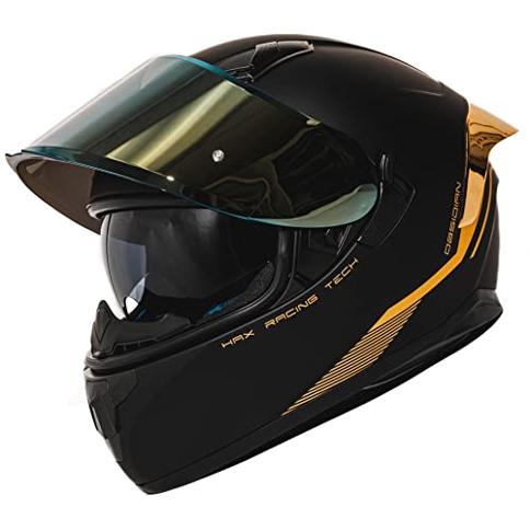 Double visor store full face helmet