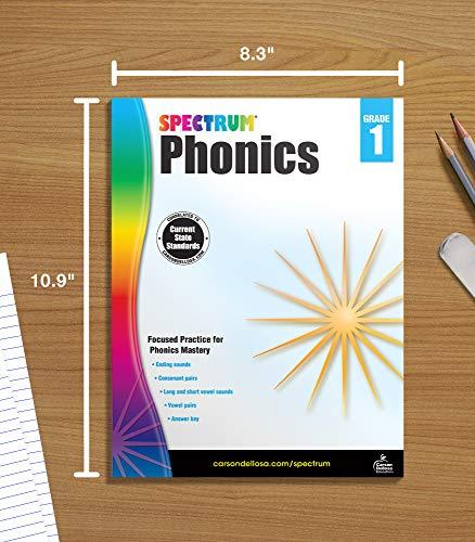 Spectrum grade 1 phonics workbook ages 6 to 7 phonics workbook grade