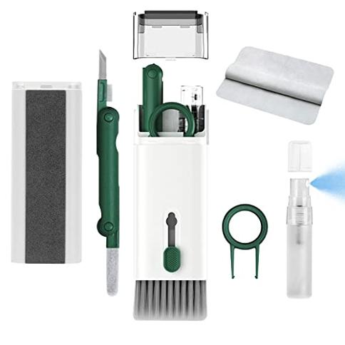 Comprar Kits de limpieza de teclados - Herramientas de cepillo limpiador  removedor de polvo para espacios de esquinas 7 en 1