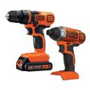 BLACK DECKER 20V MAX Cordless Drill and Impact Driver Power Tool