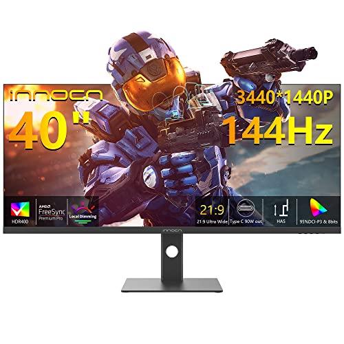 INNOCN 27 Inch 4K Monitor Computer UHD 3840 x 2160 LCD IPS Display, HDR400,  USB Type C DP HDMI PC Monitor, 1.07B+ Colors, Built-in Speakers
