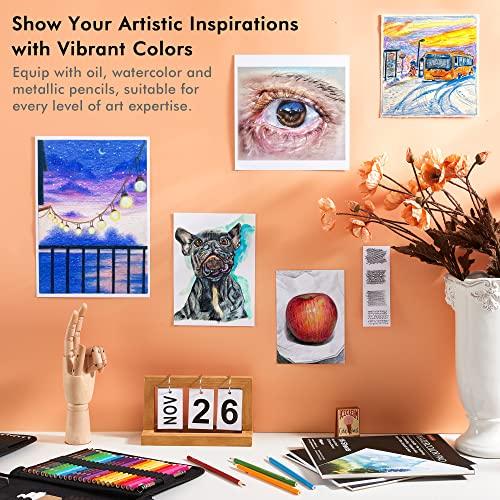 Shuttle Art Drawing Kit, 103 Pack Drawing Pencils Set, Sketching and