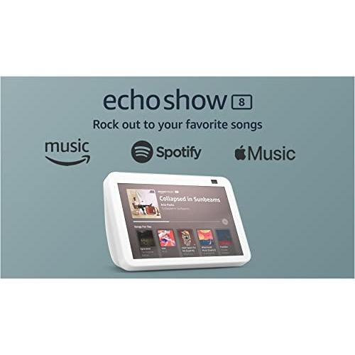  Echo Show 8 (2nd Gen) Smart Display with Alexa - Glacier