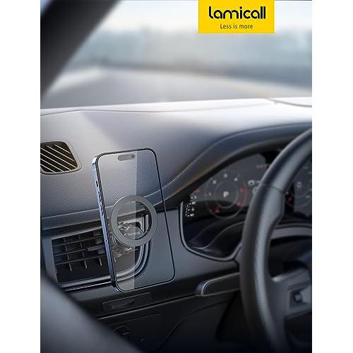 Lamicall Car Phone Holder Mount for MagSafe - [No Block the Air Vent]  Magnetic Phone Holder for Car