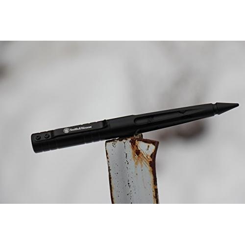 Smith & Wesson SWPENMP2BK – Bolígrafo táctico recargable de aluminio de 5.8  pulgadas para exteriores, supervivencia, campamento y EDC – Yaxa Store