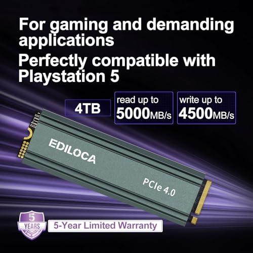 EDILOCA EN855 SSD 2TB PCIe 4.0 NVMe M.2 EDILOCA EN855 SSD PCIe 4.0 M.2